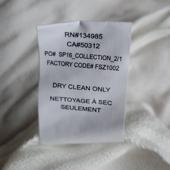 FOR LOVE & LEMONS White Lace Mesh Carmine Blouse L - Picture 10 of 15